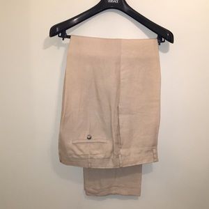 Men’s lightweight Dunhill linen pants